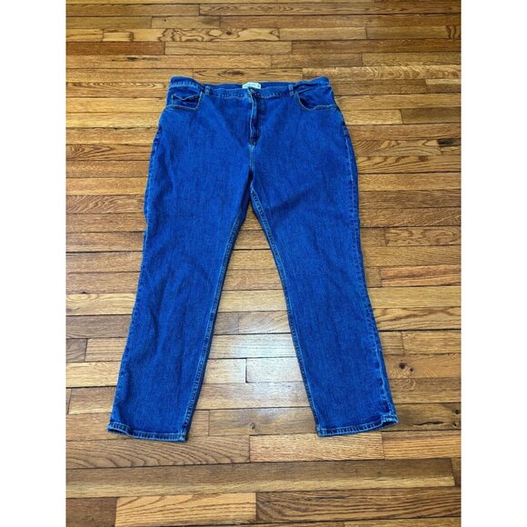 Abercrombie & Fitch Womens '90s Slim Straight Ultra High Rise Jeans Sz 20S 40x28 - Picture 1 of 6
